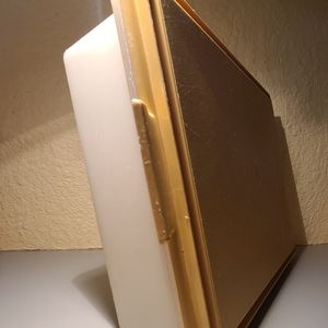 Harvest Gold Tupperware Slab Cake Carrier.